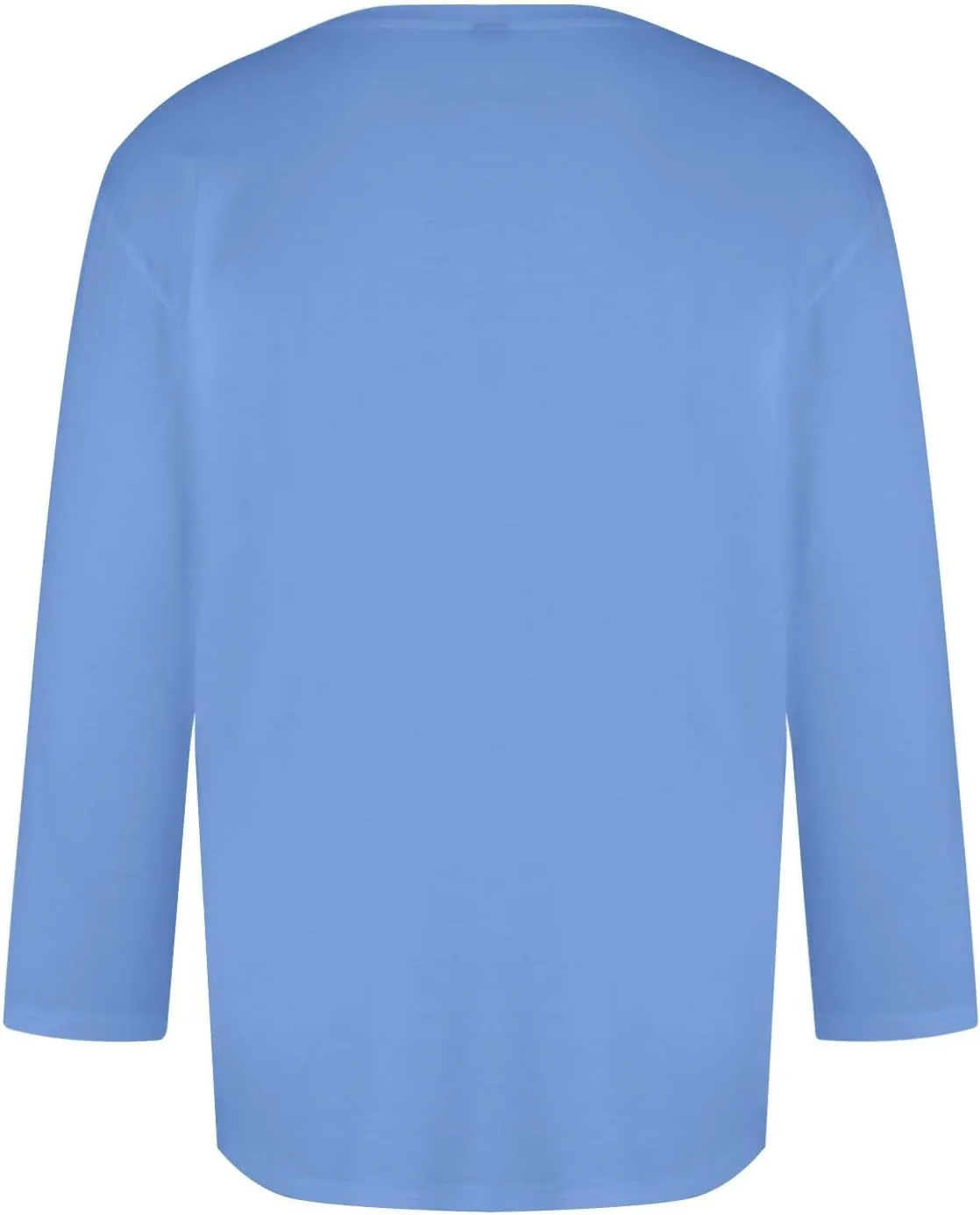 3/4 Sleeve Shirt for Men Casual Crew Neck Baseball T-Shirts Solid Color Loose Fit Tees Three Quarter Sleeve T Shirts