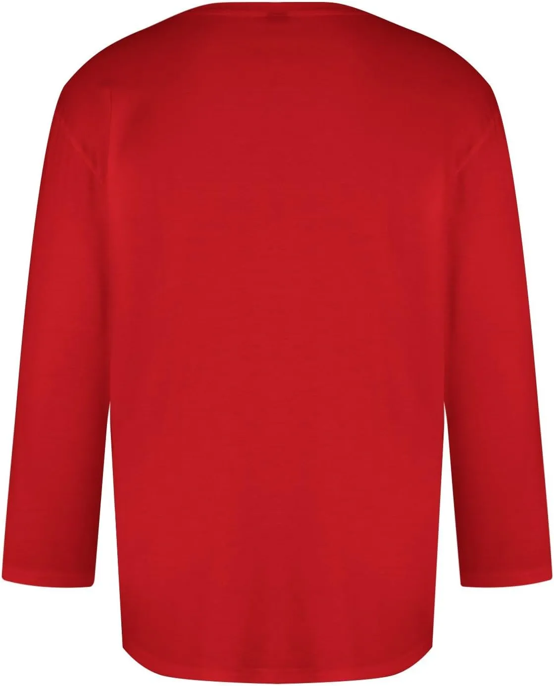 3/4 Sleeve Shirt for Men Casual Crew Neck Baseball T-Shirts Solid Color Loose Fit Tees Three Quarter Sleeve T Shirts