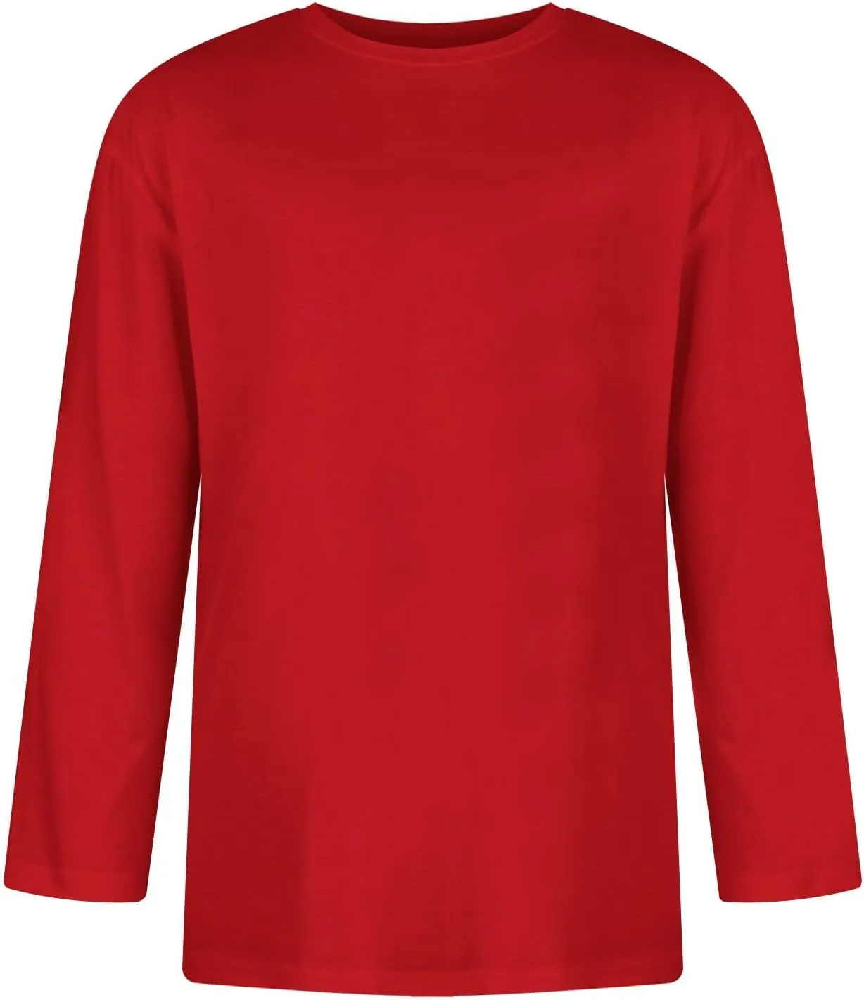 3/4 Sleeve Shirt for Men Casual Crew Neck Baseball T-Shirts Solid Color Loose Fit Tees Three Quarter Sleeve T Shirts
