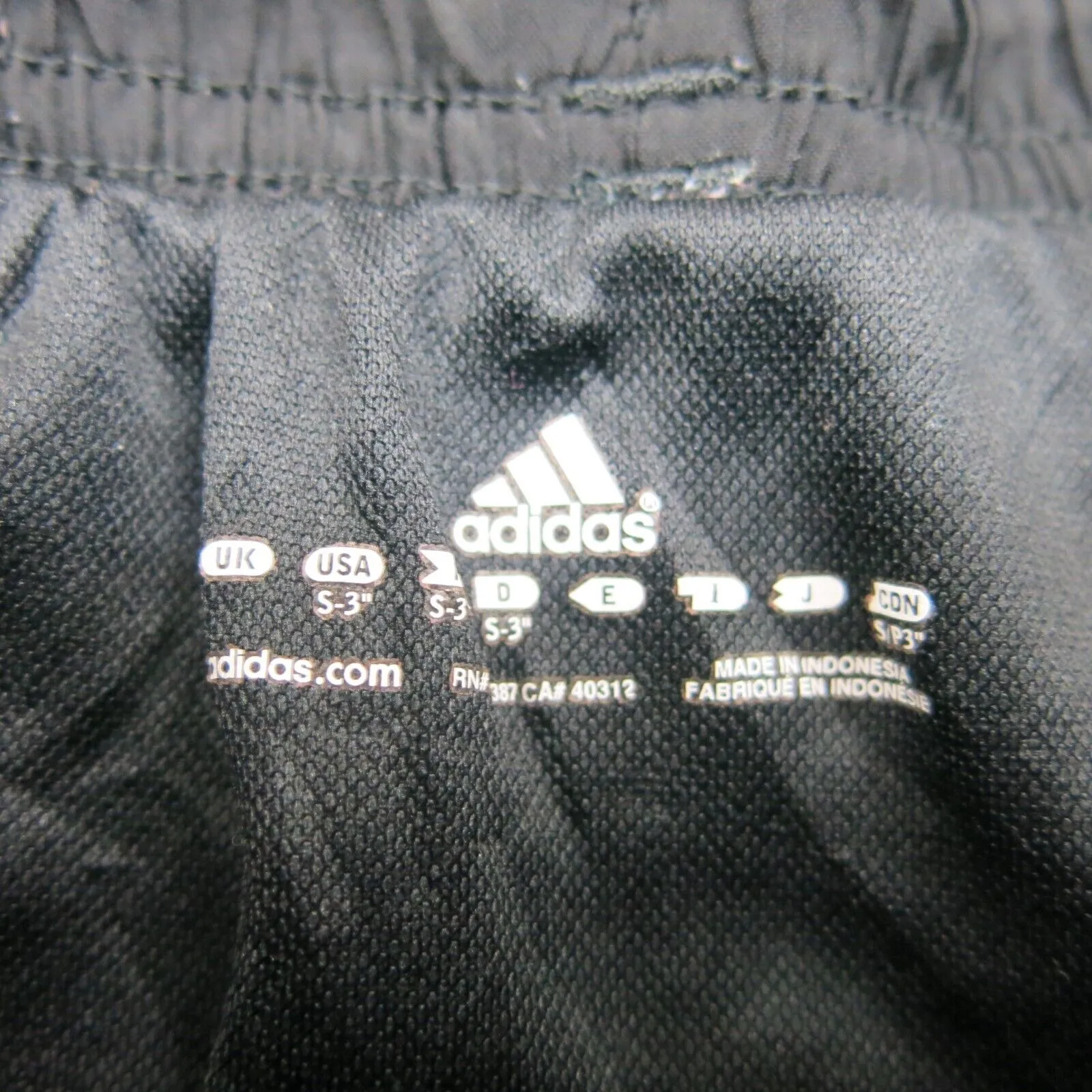 Adidas Athletics Shorts Girls Small Black Pink Mid Rise Sports Running Shorts