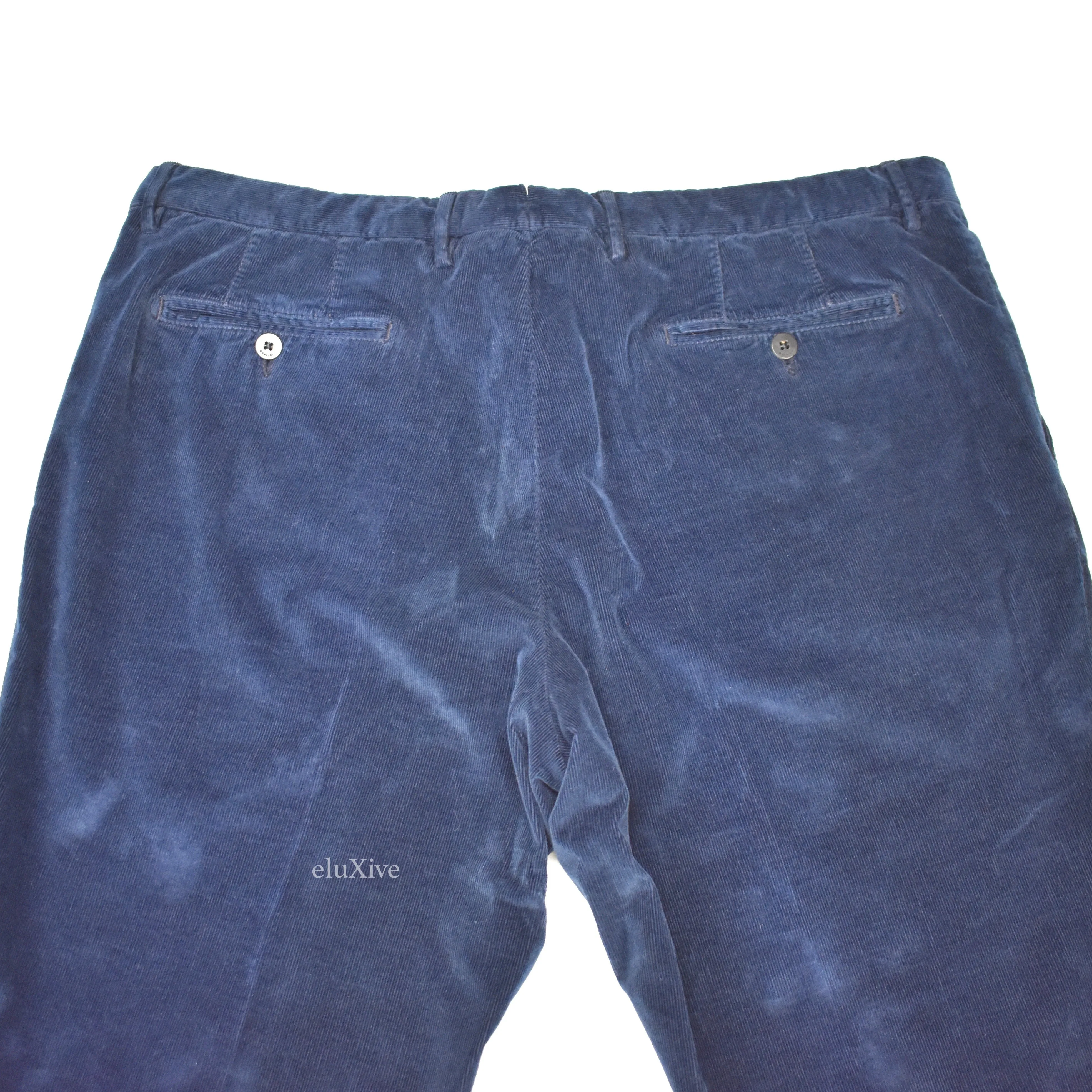 Boglioli - Navy Blue Corduroy Pants
