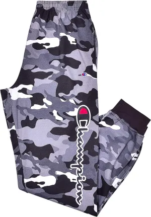 Champion Sweatpants for Men Big and Tall Cotton Fleece Joggers