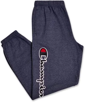 Champion Sweatpants for Men Big and Tall Cotton Fleece Joggers