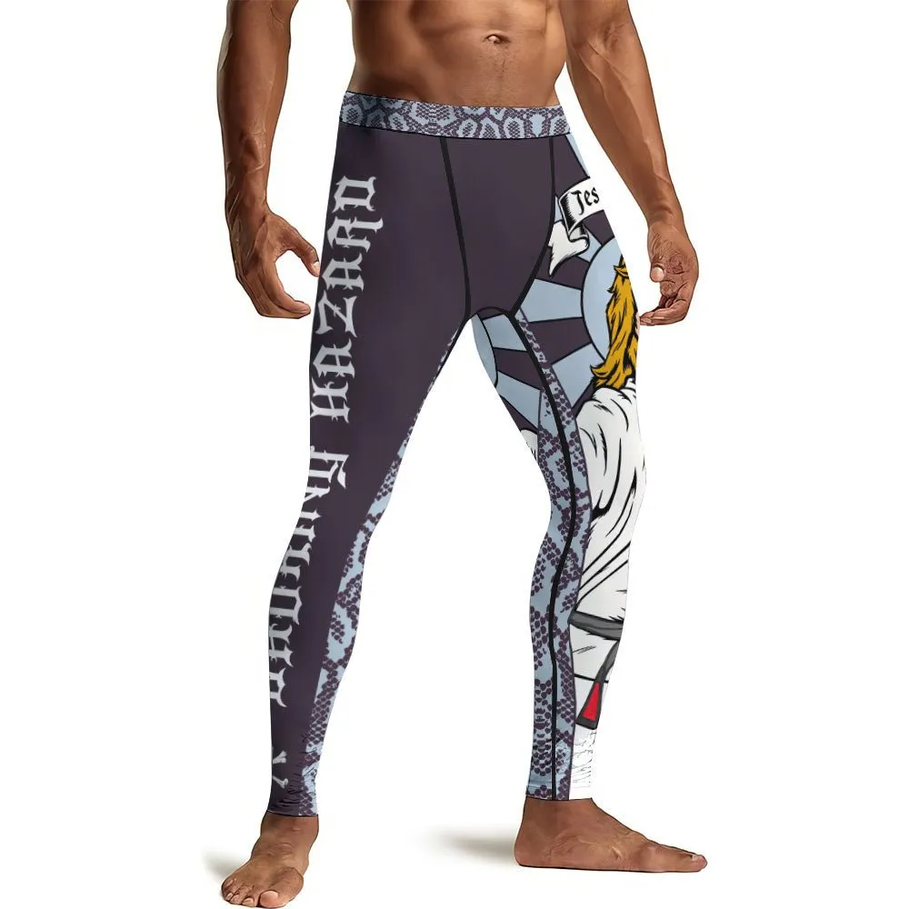 Choking Hazard Men's Compression Leggings