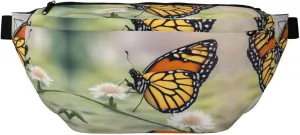 Cute Butterfly Stylish Crossbody Waist Pack - Versatile And Compact Travel Pouch For Hands-Free Storage