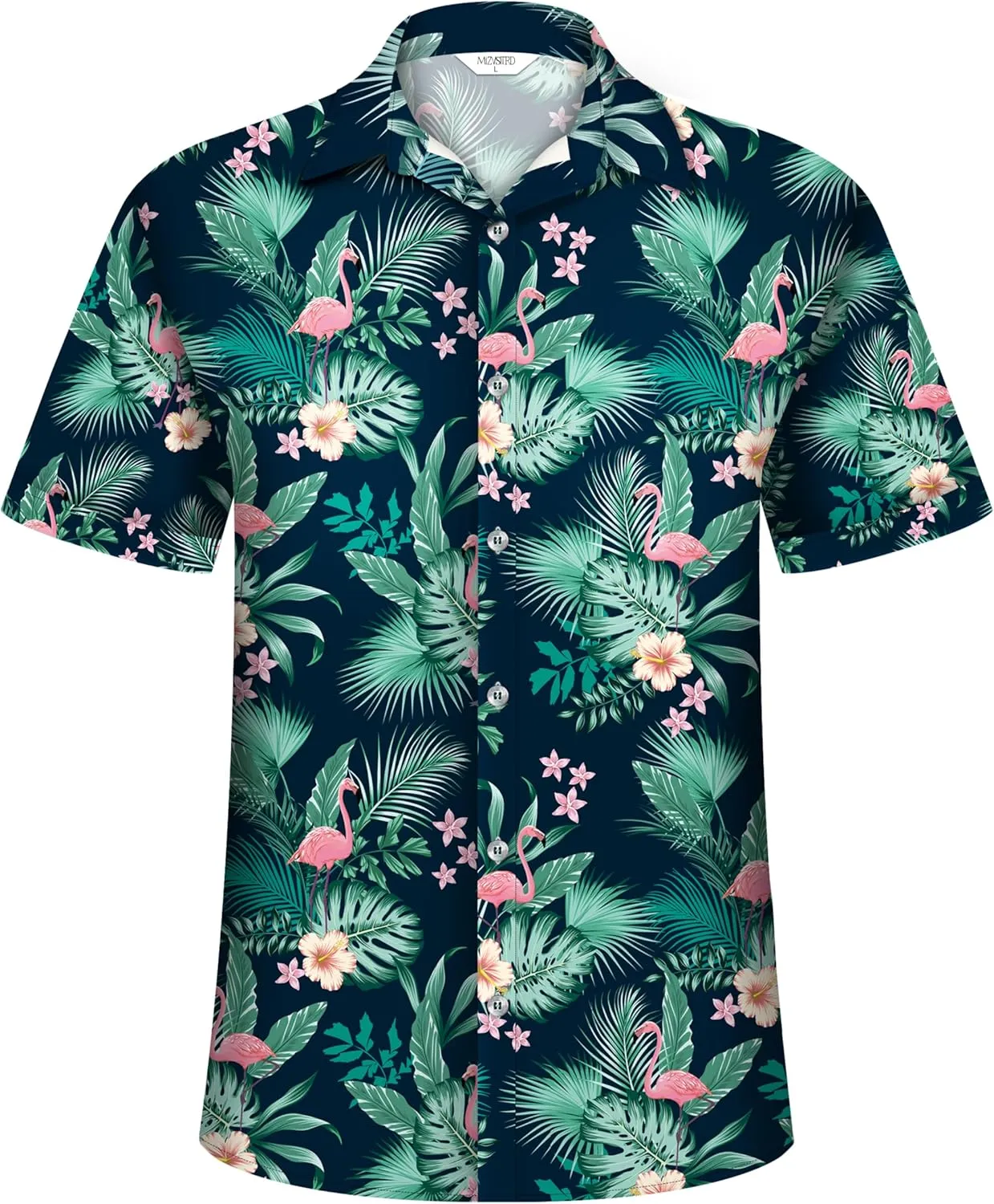 Hawaiian Shirt for Men Beach Shirts Summer Button Down Short Sleeve Tropical Tops Vacation Aloha Outfits Cruise Clothes