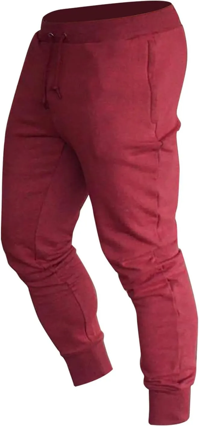 Joggers for Men, Mens High Street Fashion Leisure Loose Sports Running Solid Color Lace Up Pant Sweatpants Trouser
