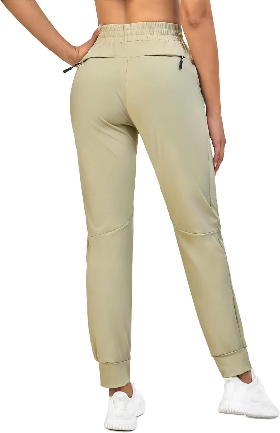 Little Donkey Andy Women's Stretch Joggers with Pockets, Quick-Dry Lightweight Running Pants for Women