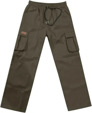 Mens Cargo Pants Casual Joggers Elastic Waist Drawstring Tapered Sweatpants for Men with Multi Pockets