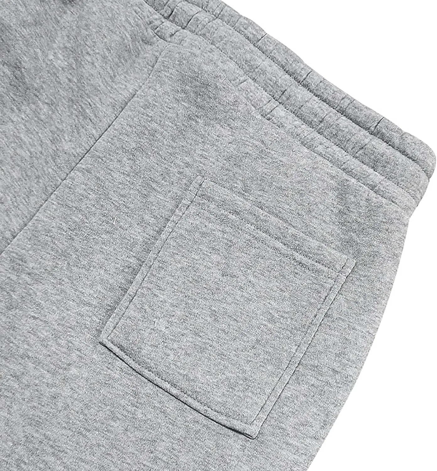 Mens Hiking Cargo Pants Large Elastic Waist Pants with Multi-Pocket Fit Drawstring Wide Trousers