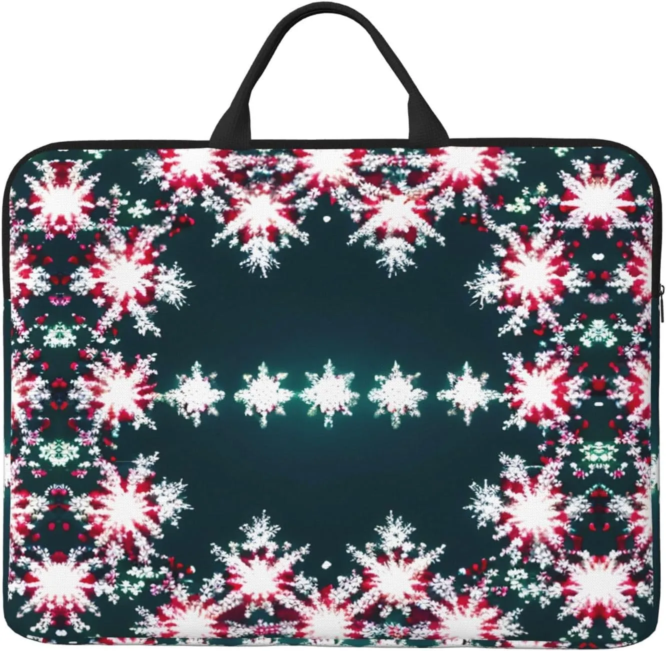 Merry Christmas 14in Laptop Case Sleeve Bag  Versatile Shoulder Messenger Briefcase, Designed for Business Travel