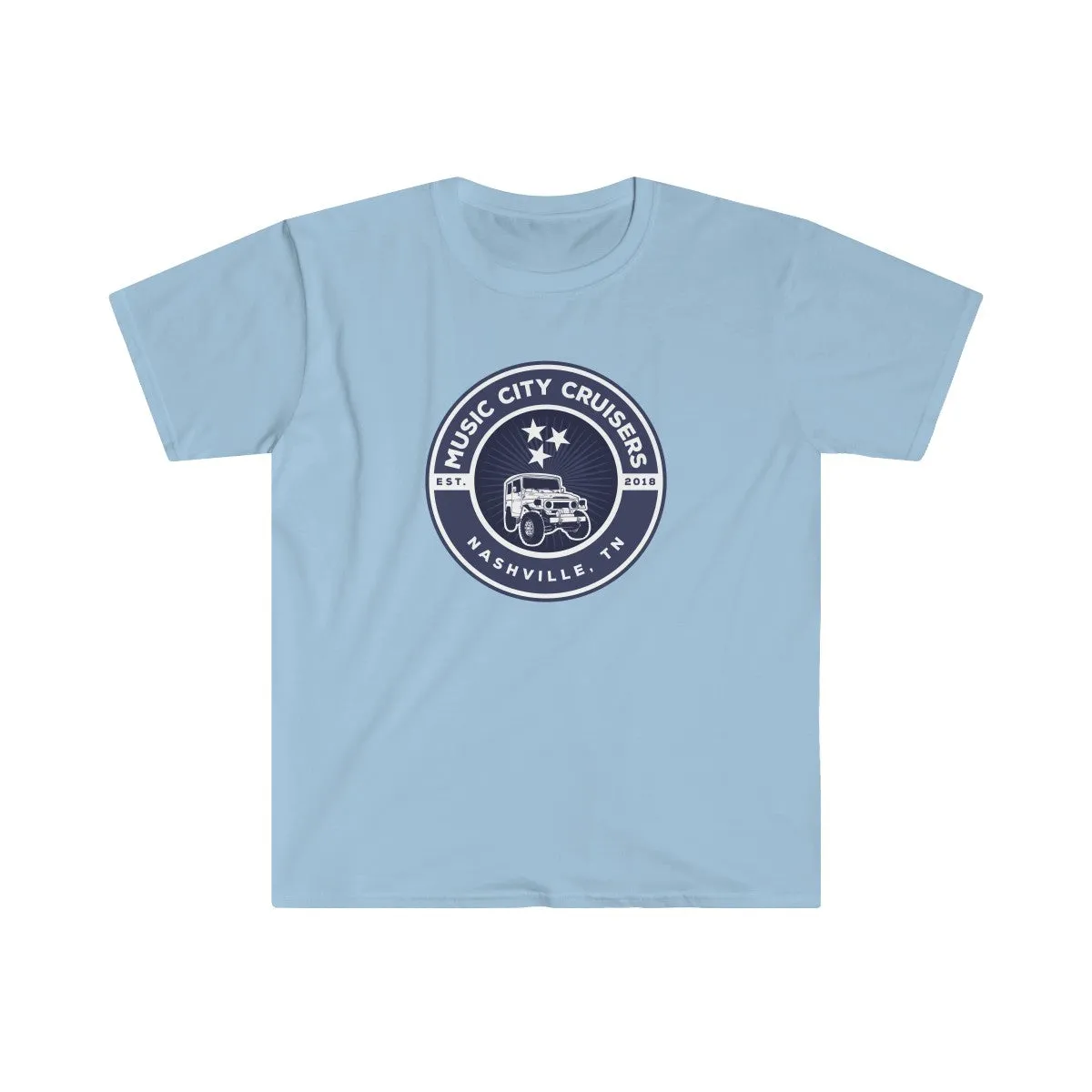 Music City Cruisers Men's Fitted Short Sleeve Tee