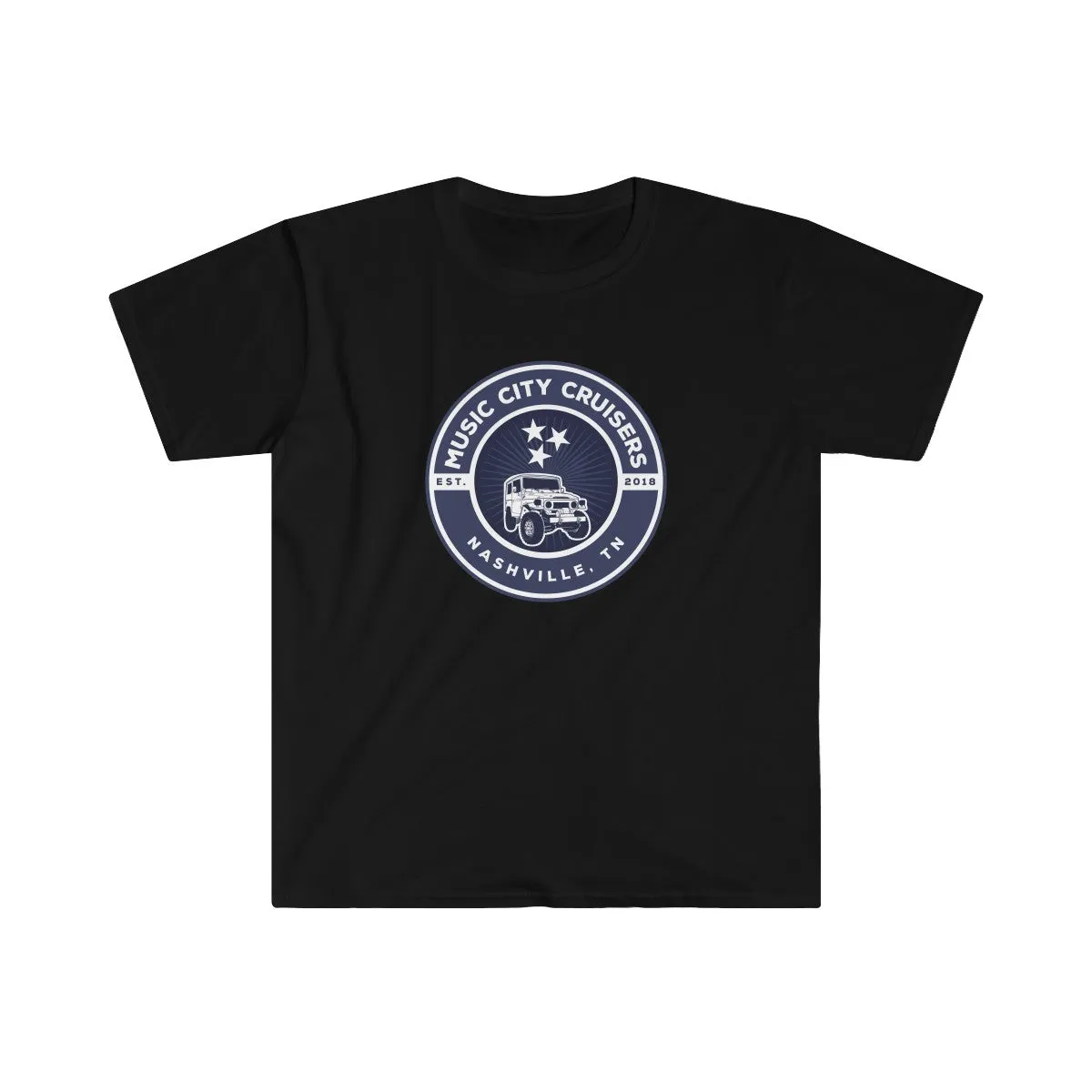 Music City Cruisers Men's Fitted Short Sleeve Tee