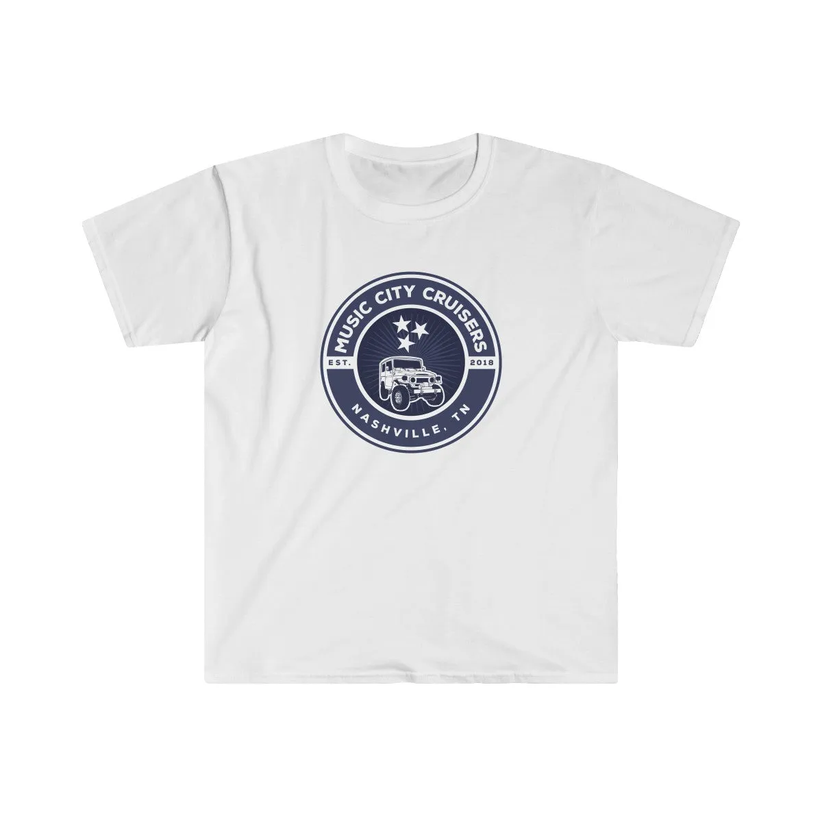 Music City Cruisers Men's Fitted Short Sleeve Tee