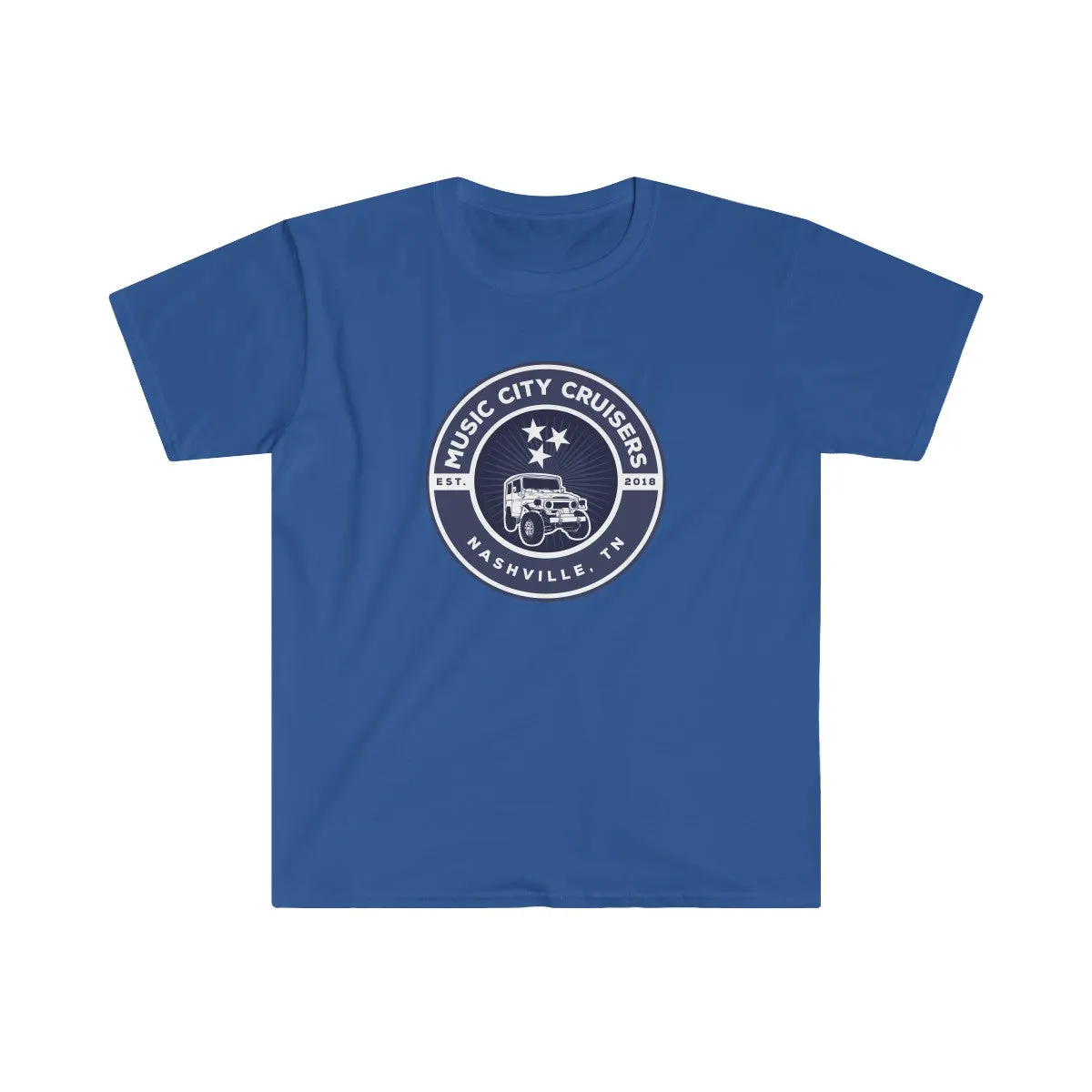 Music City Cruisers Men's Fitted Short Sleeve Tee