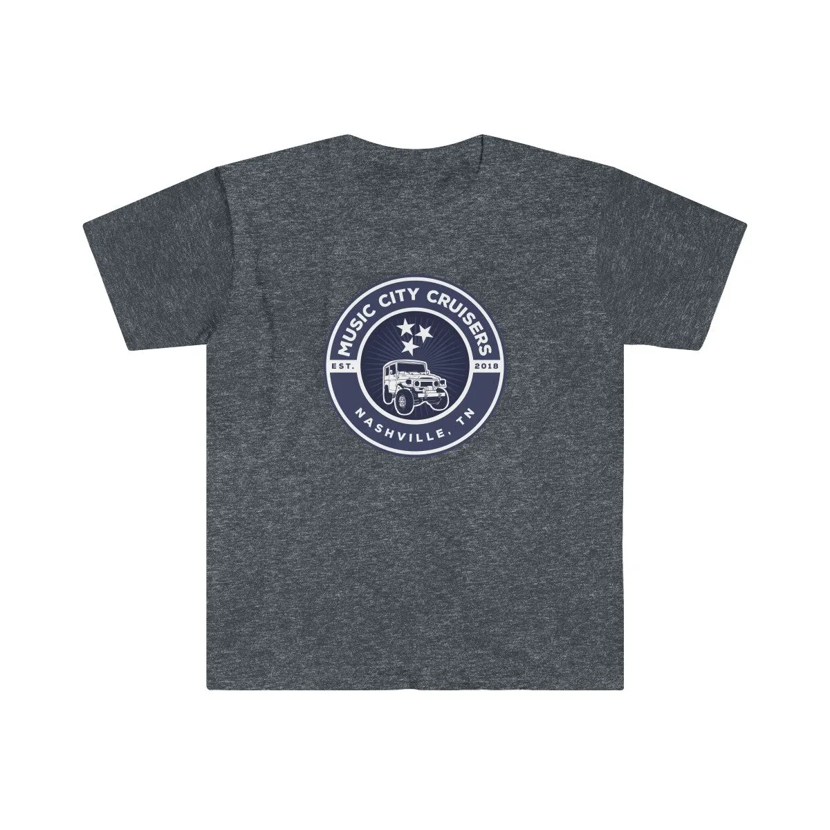 Music City Cruisers Men's Fitted Short Sleeve Tee