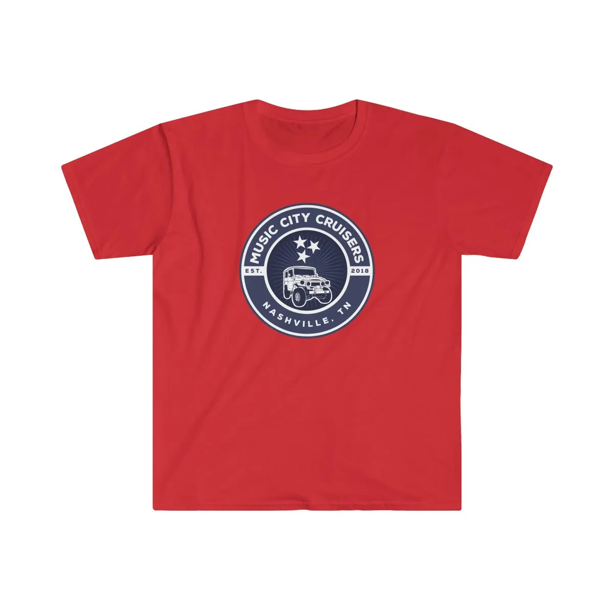 Music City Cruisers Men's Fitted Short Sleeve Tee