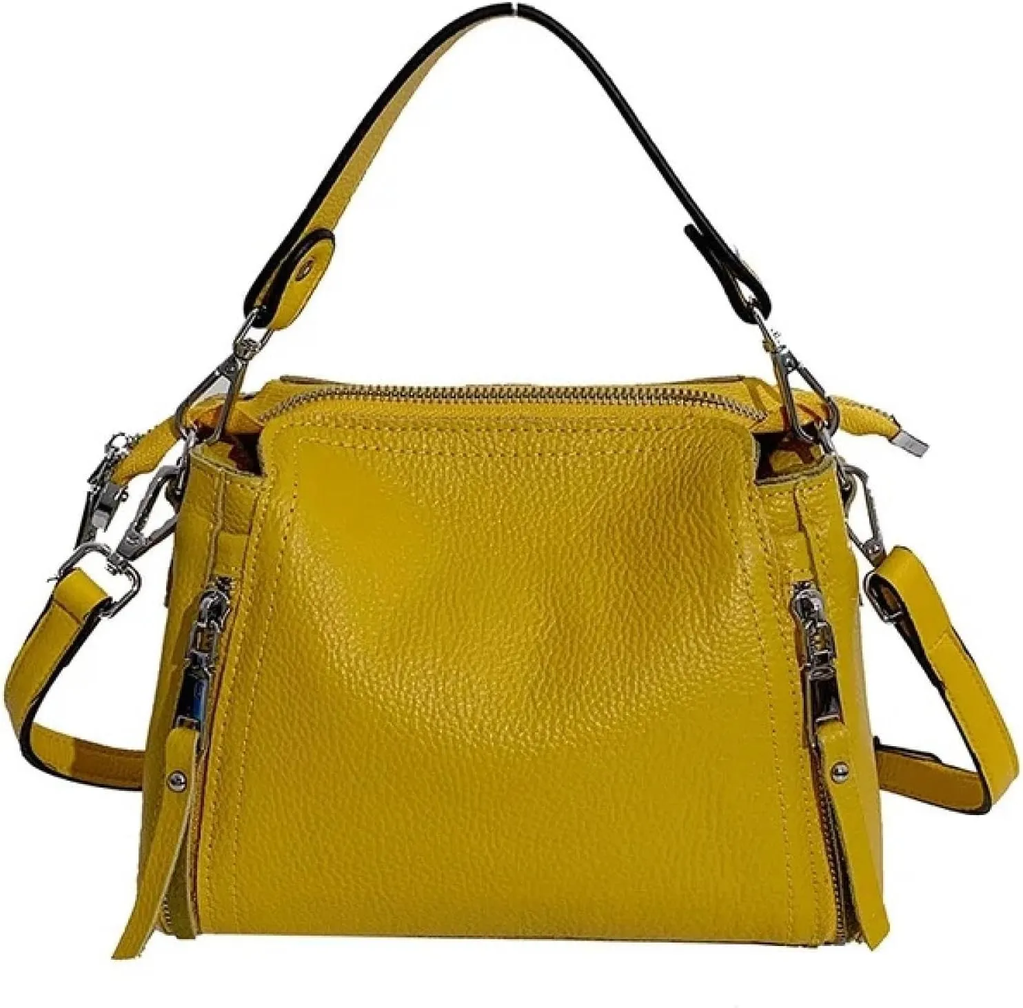 Premium Genuine Leather Women's Saddle Bag Stylish Cowhide Shoulder Handbag for Women Versatile Mailman Bag