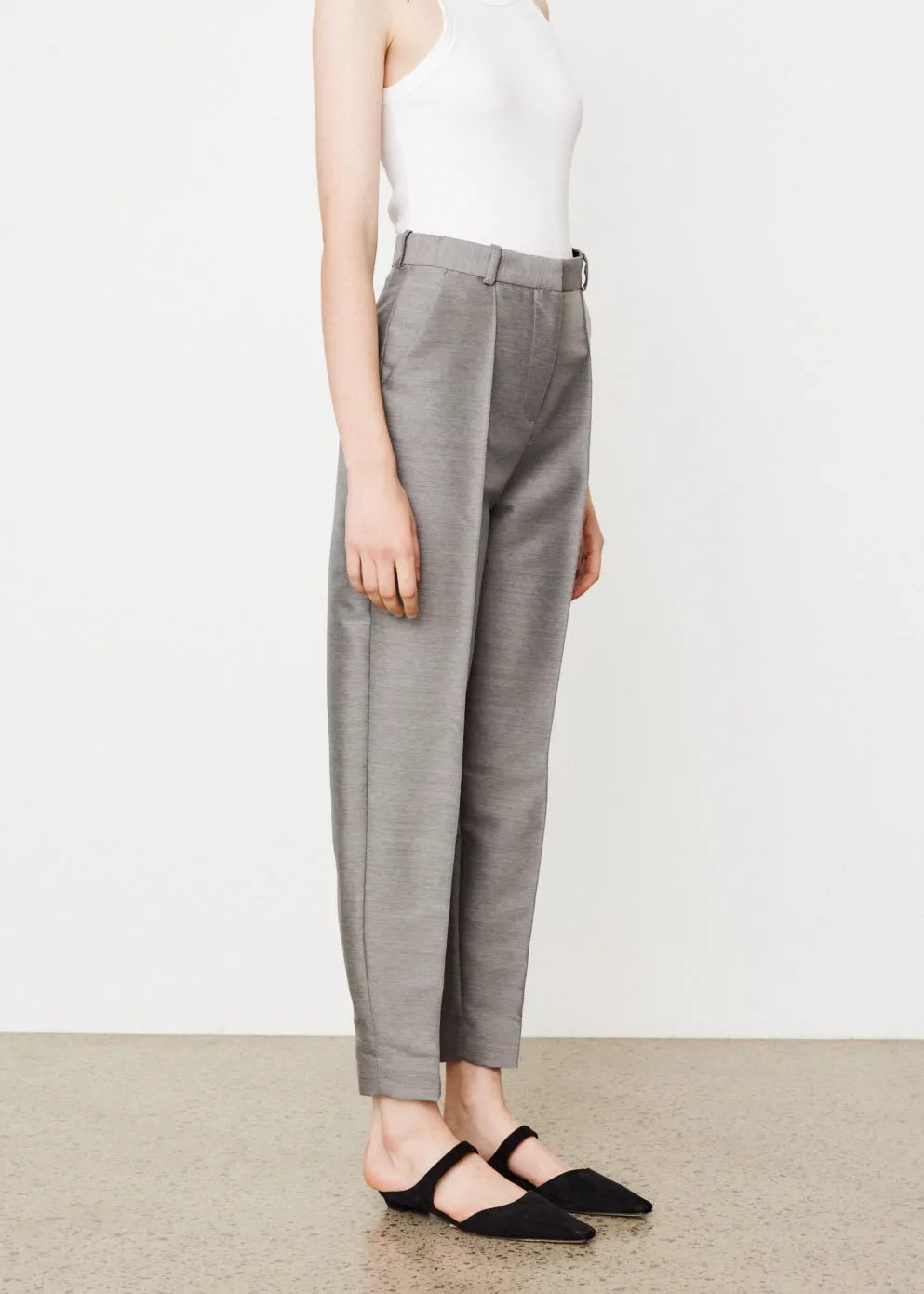 Sewn Pleat Evening Trousers