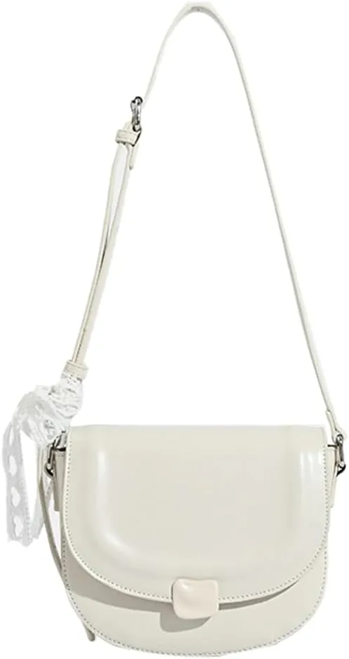 Summer Fresh Casual Saddle Bag for Women - Chic Versatile One-Shoulder & Crossbody Purse