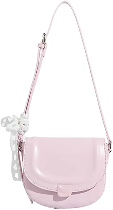Summer Fresh Casual Saddle Bag for Women - Chic Versatile One-Shoulder & Crossbody Purse