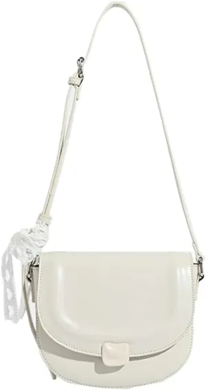 Summer Fresh Casual Saddle Bag for Women - Chic Versatile One-Shoulder & Crossbody Purse