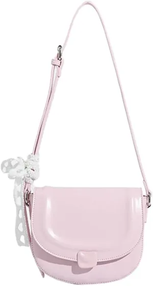 Summer Fresh Casual Saddle Bag for Women - Chic Versatile One-Shoulder & Crossbody Purse