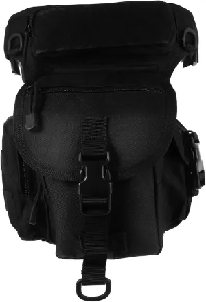 SUPVOX Oxford Cloth Outdoor Leg Bag Mountaineering Pouch Versatile Camping Bag with Water Bottle Holder