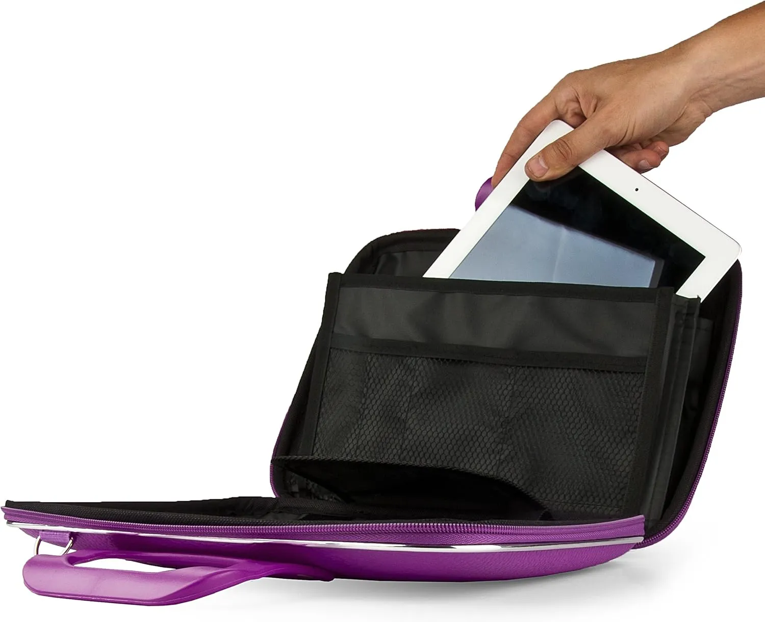 Versatile Daily Commute Slim Light Durable Spill Scratch Resilient Briefcase Messenger Bag for Tablets, Laptops