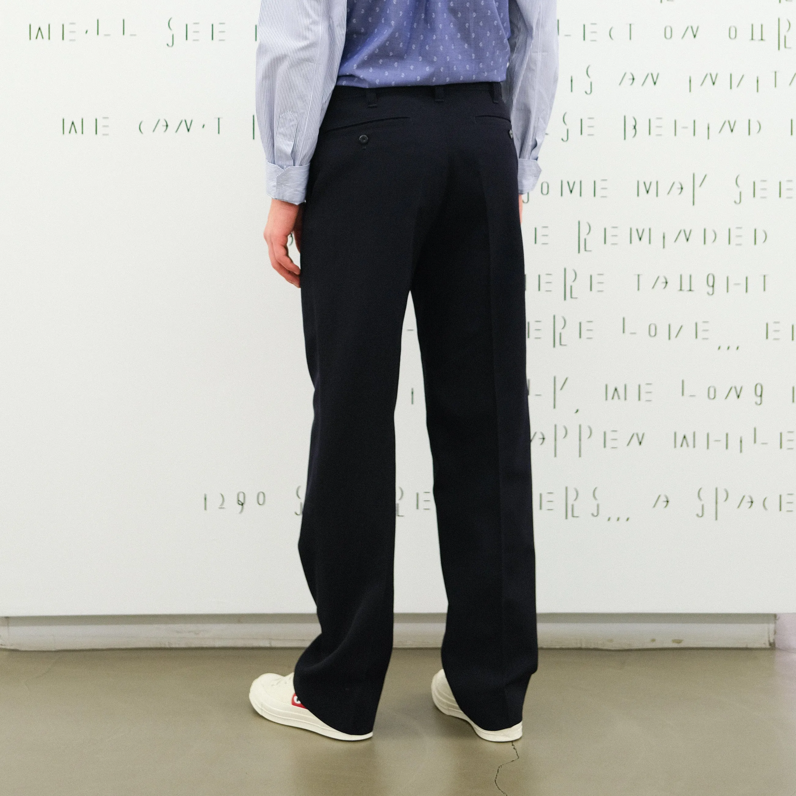 Visvim Chino Slacks Gabardine Navy