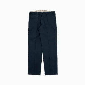 Visvim Chino Slacks Gabardine Navy