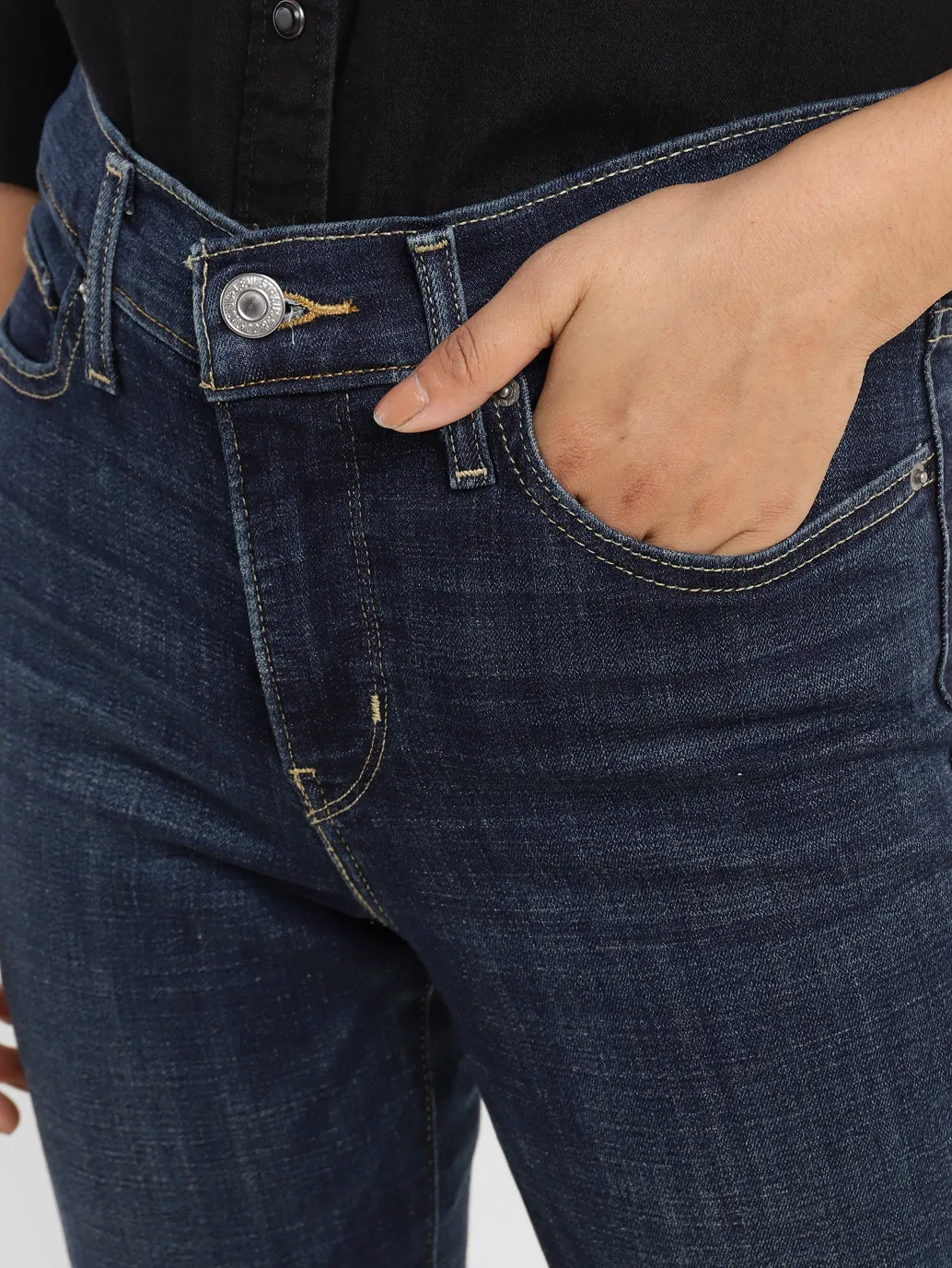 Women's 312 Blue Slim Fit Mid Rise Jeans