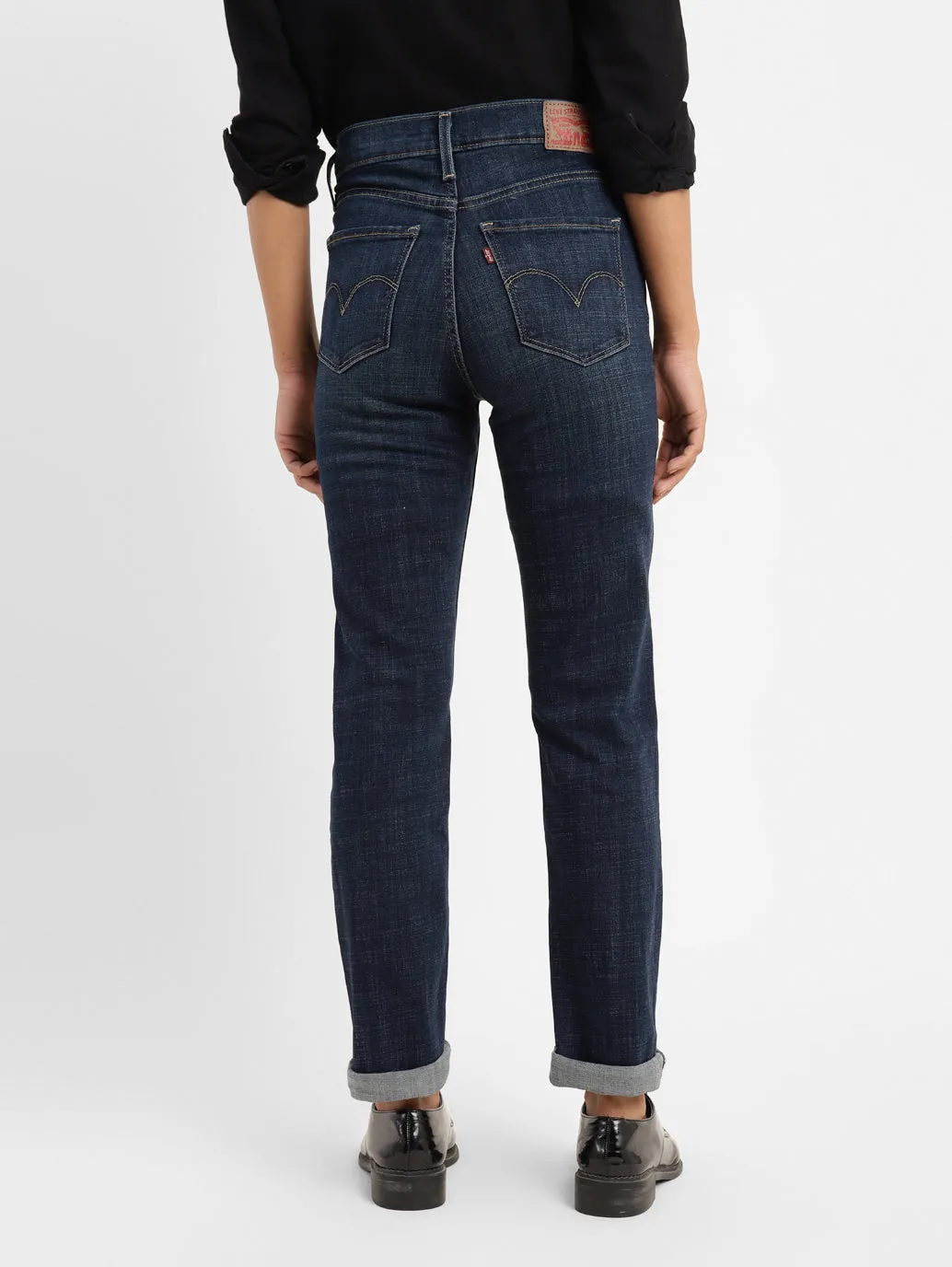Women's 312 Blue Slim Fit Mid Rise Jeans