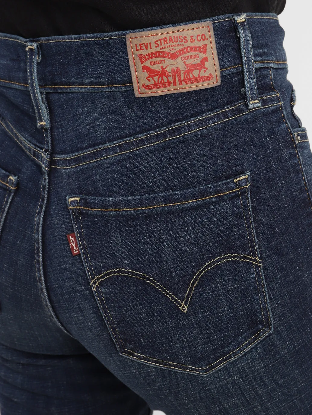 Women's 312 Blue Slim Fit Mid Rise Jeans
